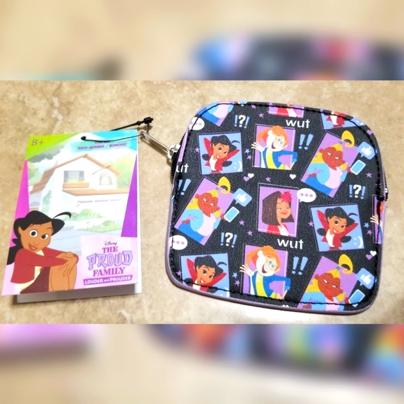 Funko Bags Funko Disneys The Proud Family Mini Zip Coin Wallet